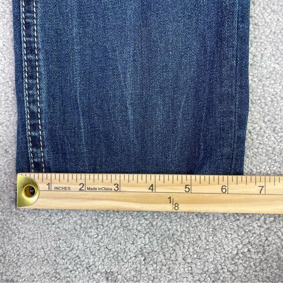 Daytrip Virgo Capri Jeans Women’s 30X24 Blue Straight Mod-Rise Dark Denim - Picture 12 of 13